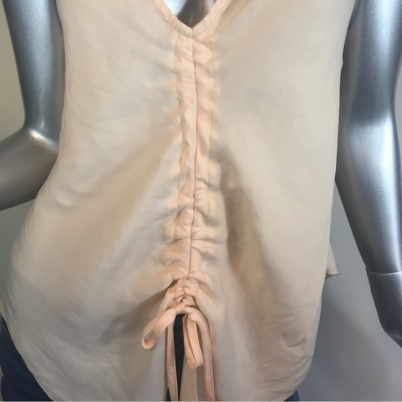 Intimately FREE PEOPLE Medium In A Cinch Cami Top Sleeveless Light Cream Peach. - Picture 7 of 15